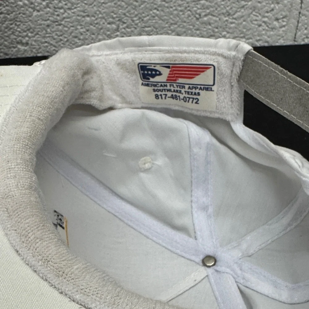 Pyroil White Racing Cap vintage NSCAR - Picture 9 of 10